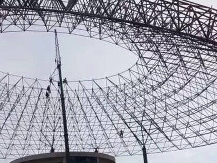 宁德篮球馆球形网架厂家价格